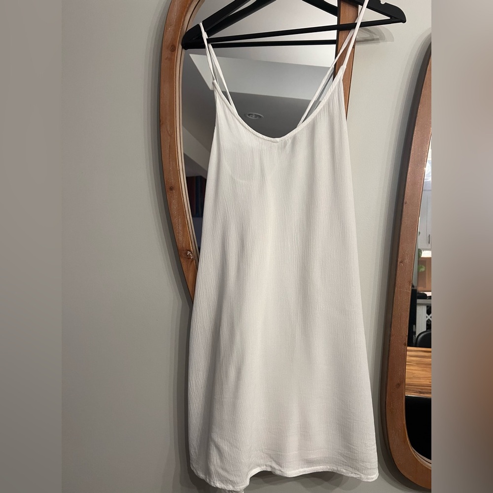 Roxy Classic White Beach Cover dress